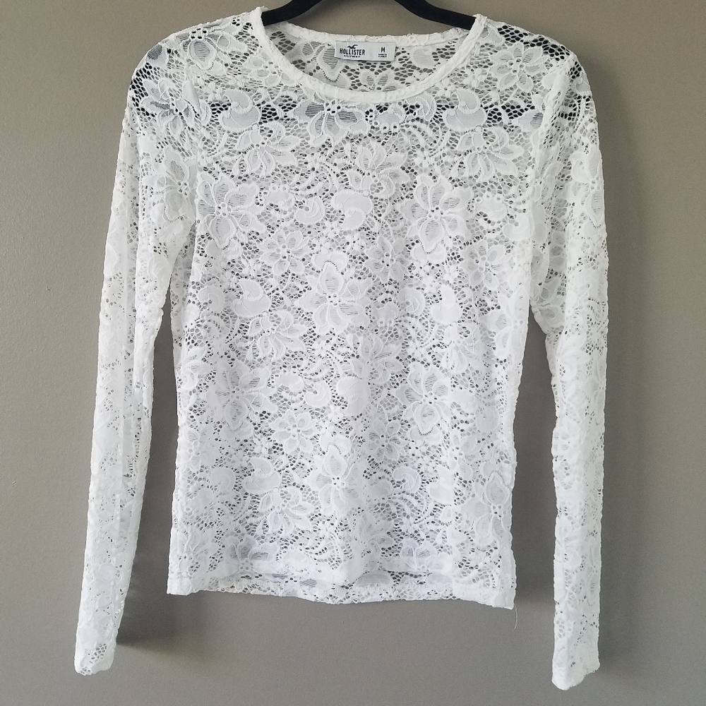 COPY - Girls Lace Hollister Top, Size M